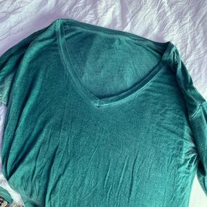american eagle green long sleeve